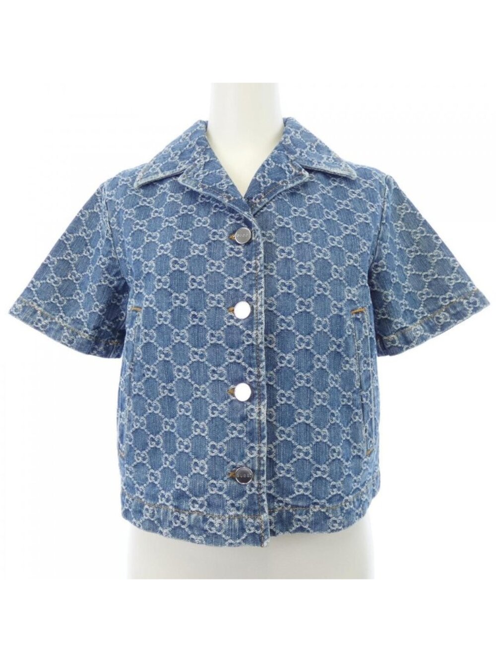 Gucci GG Denim Jacquard Top Jacket